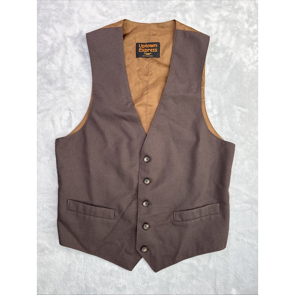 Vintage Uptown Express By Lee Vest Brown Men's